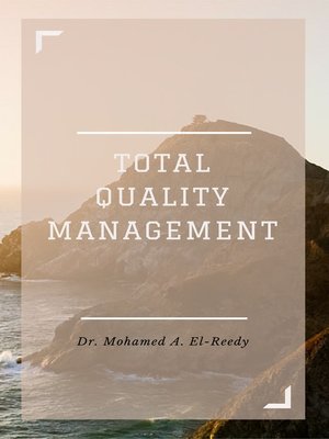 cover image of Total Quality Management